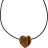 Pilgrim Stay Tiger Eye Heart Necklace