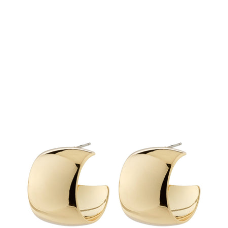 Pilgrim Talulla Gold Chunky Hoop Earrings