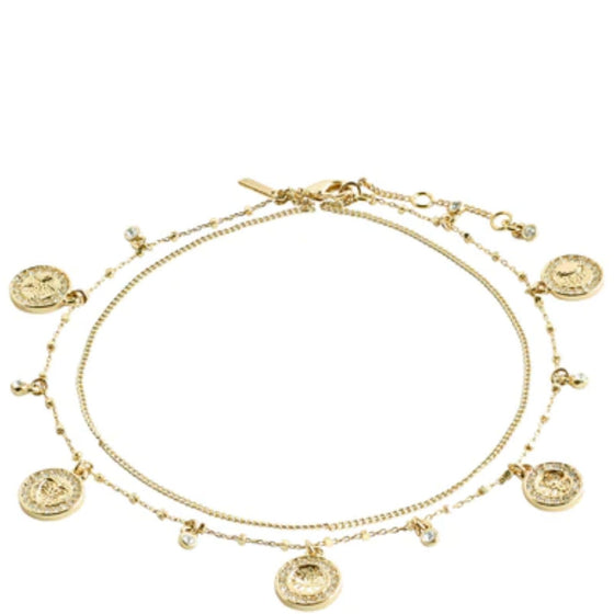 Pilgrim Veronica Gold Coin Anklet