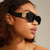 Pilgrim Zayn Sunglasses - Black/Gold