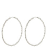 Pilgrim Sun Silver Large Hoop Earrings