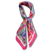 pink-floral-tile-pattern-neck-scarf-silk