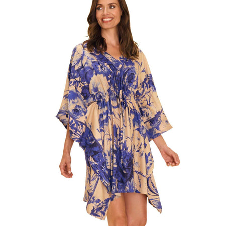 Powder Beach Cover Up - China Blue Blooms