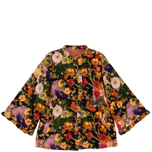 Floral patterned garment on a white background