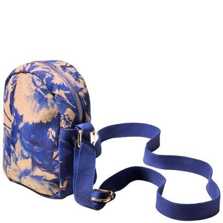 Powder China Blue Blooms Crossbody Bag