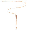 Powder Delicate Sunglasses Chain - Amethyst