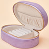 Powder Hummingbird Lavender Oval Jewellery Box