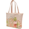 Powder Jute Beach Tote Bag