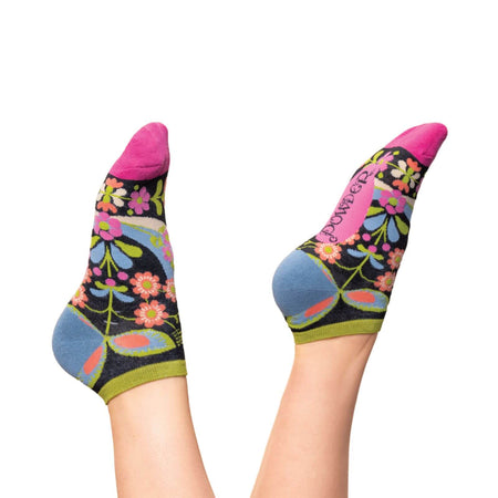 Powder Scandinavian Flora Trainer Socks