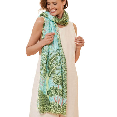 Powder Secret Paradise Print Scarf
