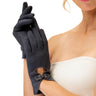 Powder Suki Faux Suede Gloves - Slate