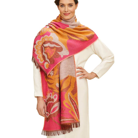 Powder Thrill Of The Tiger Woven Scarf