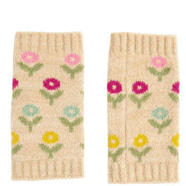 powder-willow-ditsy-flower-cream-wrist-warmers