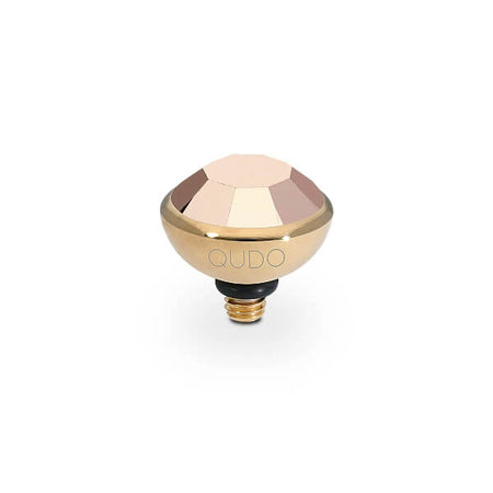 Qudo Bottone 10mm Gold Topper - Capri Gold