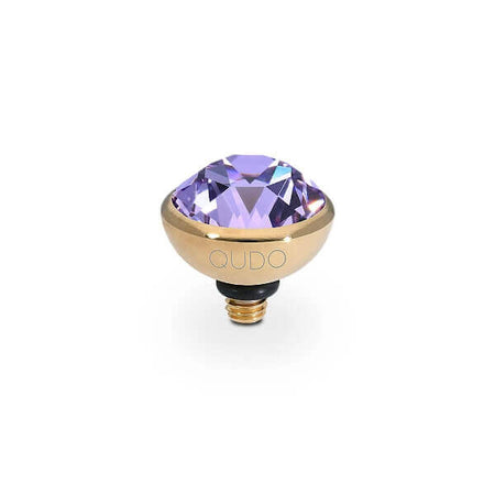 Qudo Bottone 10mm Gold Topper - Violet