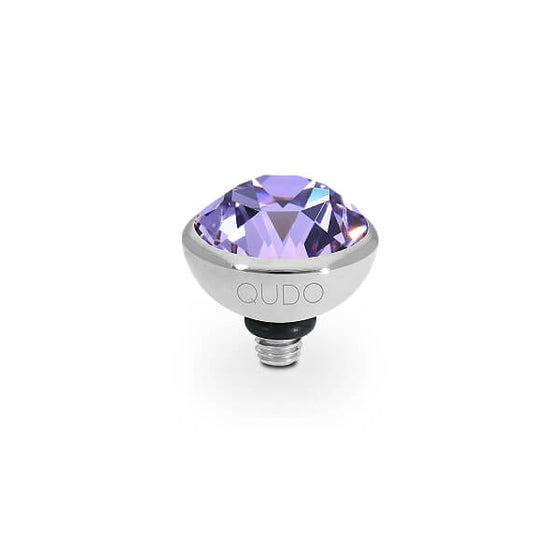 Qudo Bottone 10mm Silver Topper - Violet