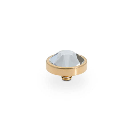 Qudo Canino 9mm Gold Topper - Clear Crystal