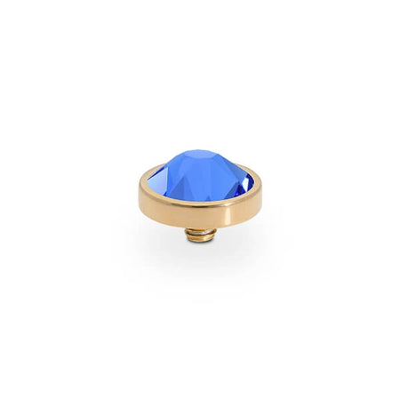 Qudo Canino 9mm Gold Topper - Sapphire