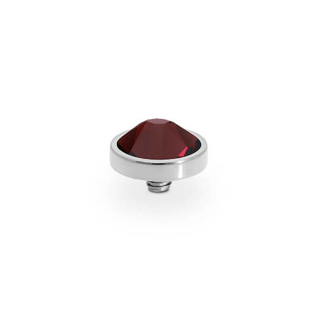 Qudo Canino 9mm Silver Topper - Burgundy