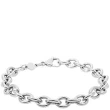 Qudo Cereto Round Link Bracelet - Silver