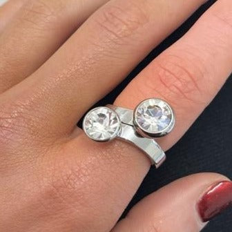 Qudo Due Ring Band - Gold