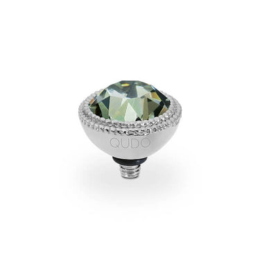 Qudo Fabero 11mm Silver Topper - Black Diamond