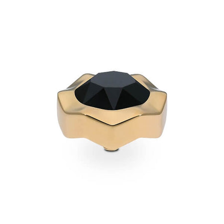 Qudo Nemoli 13mm Gold Topper - Jet