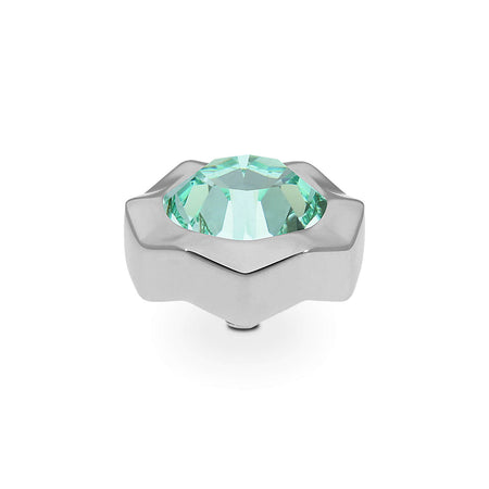 Qudo Nemoli 13mm Silver Topper - Chrysolite