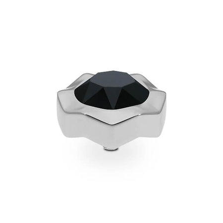 Qudo Nemoli 13mm Silver Topper - Jet