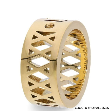 Qudo Rogeno Ring Band - Gold