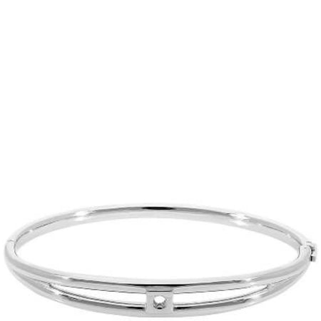 Qudo Roma Silver Bangle