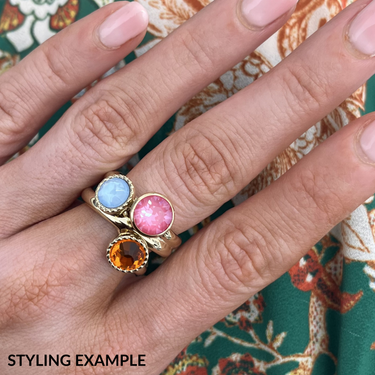 Qudo San Marino Gold Ring Band