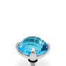 Qudo Seano 13mm Silver Topper - Aqua