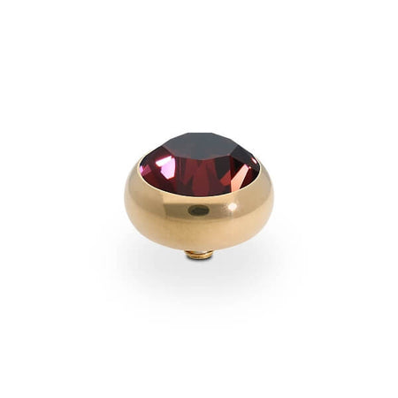 Qudo Sesto 10mm Gold Topper - Burgundy