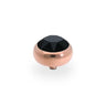 Qudo Sesto 10mm Rose Gold Topper - Jet