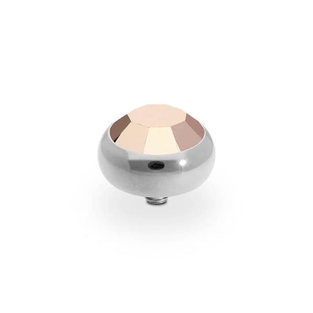 Qudo Sesto 10mm Silver Topper - Capri Gold