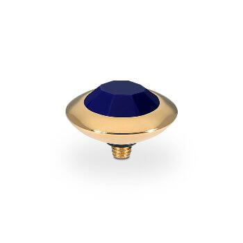 Qudo Tondo 13mm Gold Topper - Deep Sea