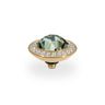 Qudo Tondo Deluxe 13mm Gold Topper - Black Diamond