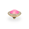 qudo-tondo-deluxe-13mm-gold-topper-dahlia-ignite-pink