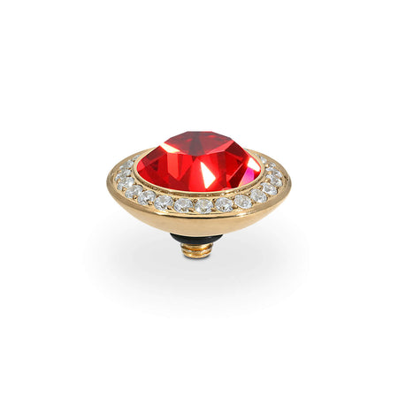 Qudo Tondo Deluxe 13mm Gold Topper - Scarlet