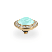 qudo-tondo-deluxe-13mm-gold-topper-soft-mint-ignite-green