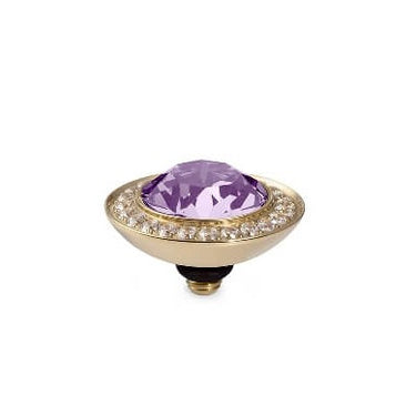 Qudo Tondo Deluxe 13mm Gold Topper - Violet