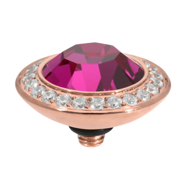 qudo-tondo-deluxe-13mm-rose-gold-topper-fuchsia