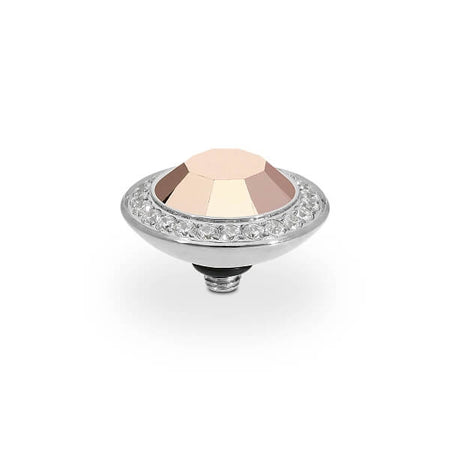 Qudo Tondo Deluxe 13mm Silver Topper - Capri Gold