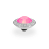 pink stone ring topper from qudo