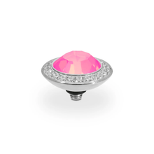 pink stone ring topper from qudo