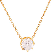 rebecca-diana-gold-clear-crystal-crown-setting-dainty-chain-necklace