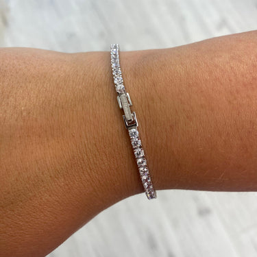 rebecca-diana-silver-clear-crystal-crown-setting-bracelet