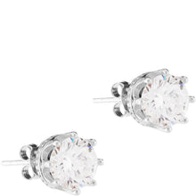 rebecca-diana-silver-clear-crystal-crown-setting-stud-earrings