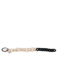 Rebecca Diva Gold & Black Curb Link Bracelet